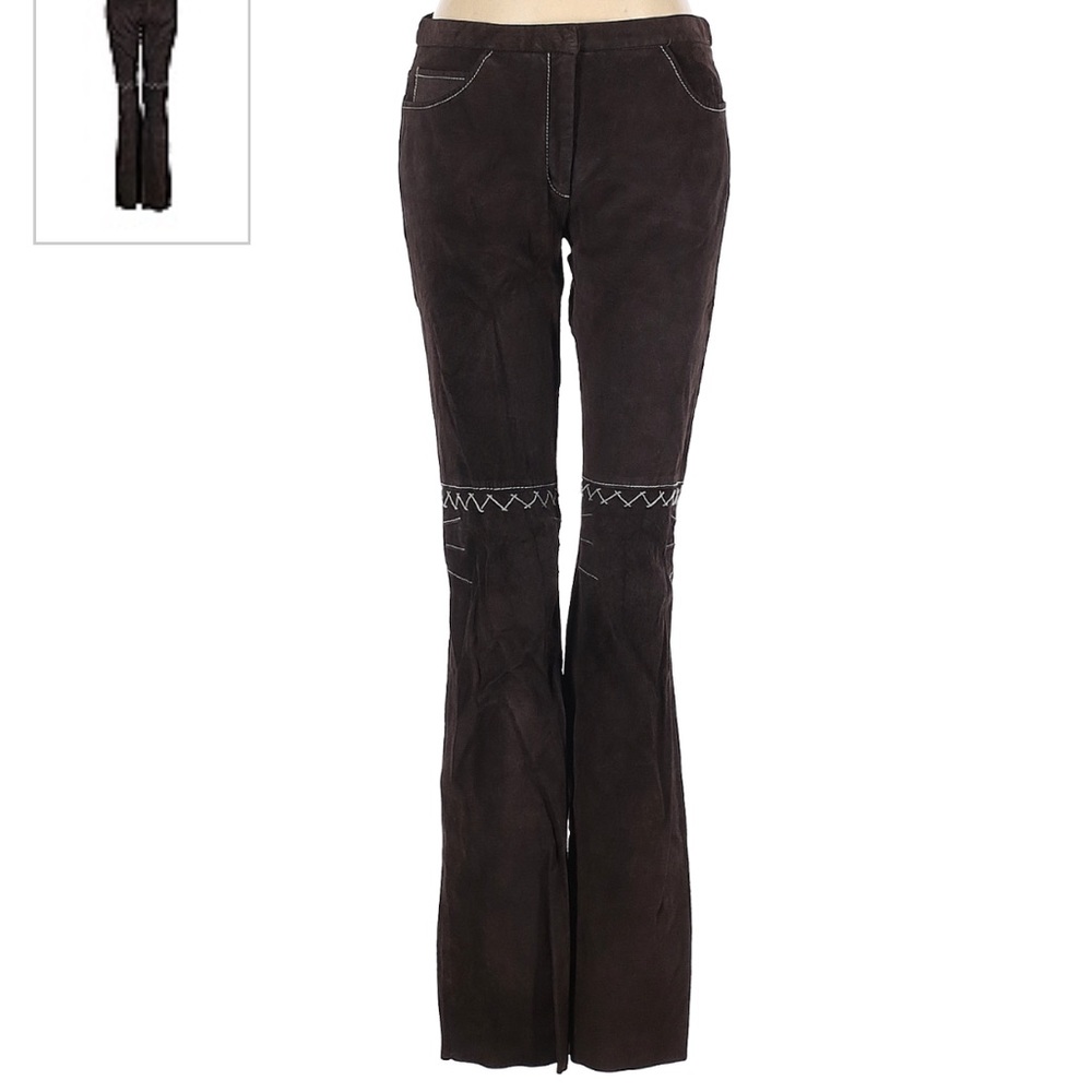 Gorgeous BCBG chocolate brown suede pants